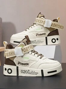 男士高帮系带休闲时尚运动运动鞋 - 彩色 - 查看 3