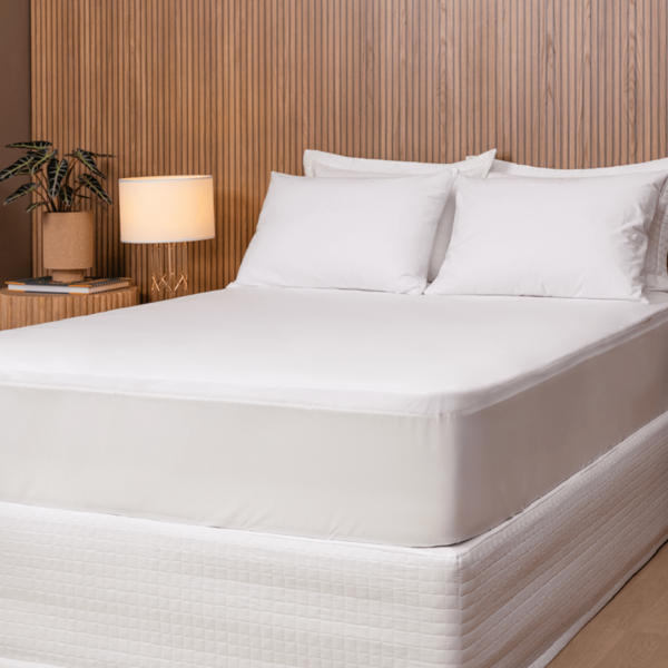 Lençol protetor de Colchão Casal Padrão Impermeável com elástico