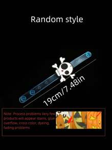 12 piezas Pulsera con luz LED, regalo para fiesta pirata, obsequio de cumpleaños, fantasma de carnaval, adecuado para decoración de fiesta de Halloween, fiesta temática