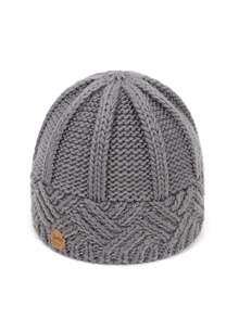 Phong cách Retro. Kim cương kẻ caro. Kim thô, Len. Mũ đan. Mẫu nam và nữ Mùa đông Thu - A - Xem 10