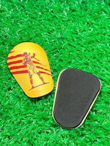 1 Cặp 10*6cm Mini Bảo Vệ Ống Chân Bóng Đá Cá Nhân Hóa - Màu vàng - Xem 5