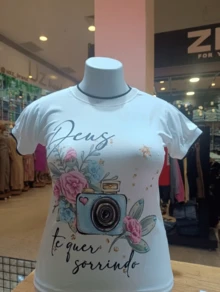 T-Shirts Luxury T-Shirt Beautiful Prints Fashion Summer 2025 Candy Color - Màu xanh lam - Xem 1