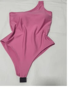 Basic Mula Manca Bodysuit With Padded Cup - 淺粉色 - 查看 2