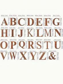 复古质朴的金属墙面字母 A-Z，12 英寸薄金属，耐用的墙面艺术，个性化标志，适用于家居装饰、酒吧、商店标牌、乔迁礼物，非常适合圣诞节、万圣节、感恩节、父亲节、母亲节 - YOHWOR - 1pc - 查看 2