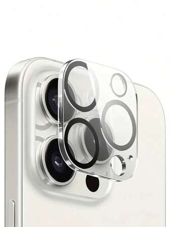 1 件适用于 LPhone 17/16/15/14/13/12/11 Promax 相机镜头保护膜超清晰钢化玻璃全相机盖，9H 硬度保护罩，防摔、防刮防水防震防摔防摔防刮防指纹全盖