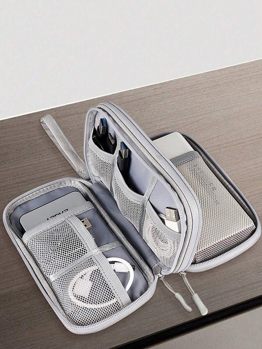 1pc Electronic Organizer Bag, Travel Cable Digital Bags Organizer Bags