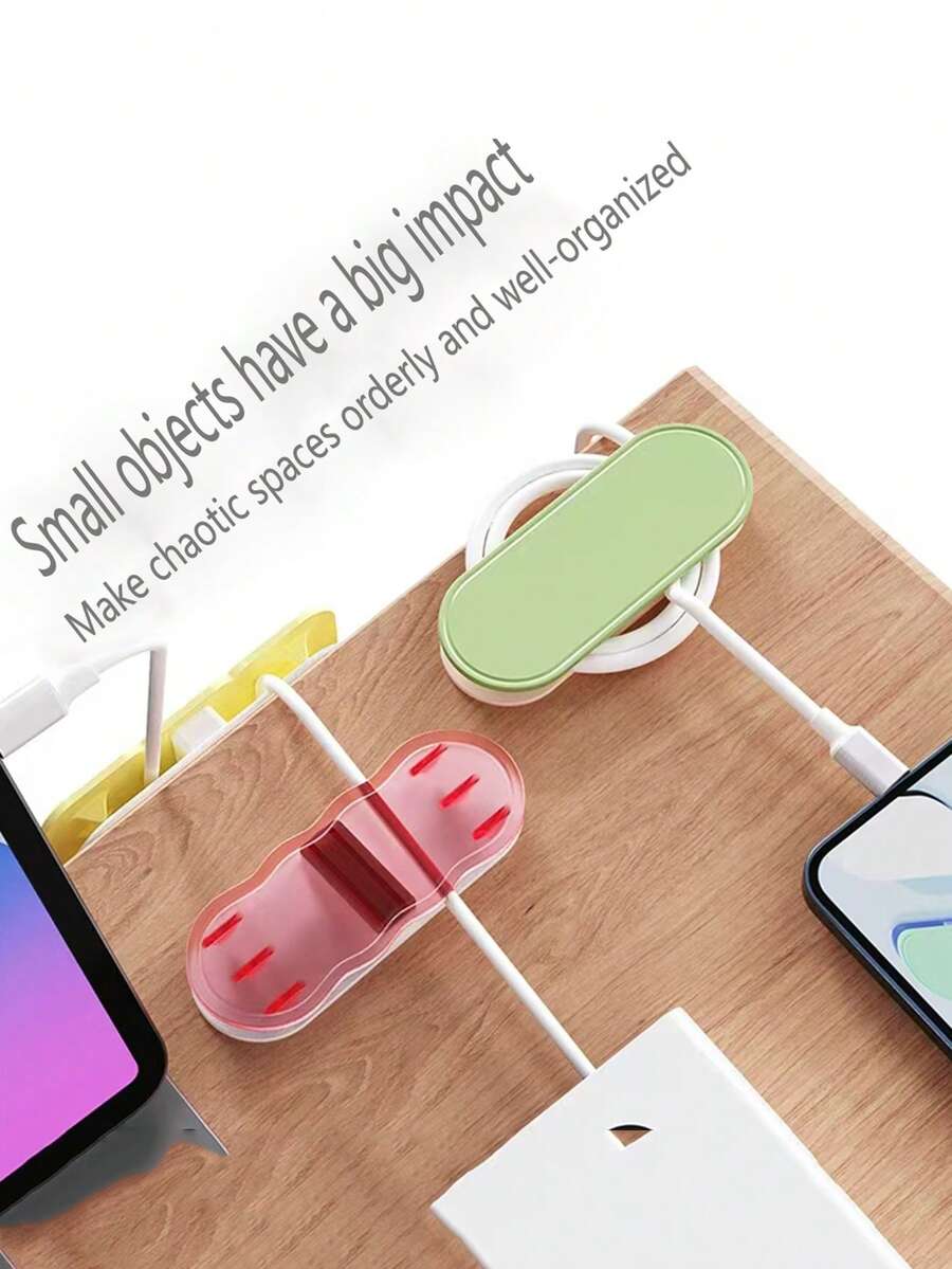 No Drill Required Wall Mount Power Plug Storage & Organizer Hook, Multi