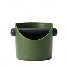 1 pièce Mini seau à résidus de poudre de café, boîte à retirer les résidus, seau de stockage en plastique épais rond de poudre de café pour la maison. Outil de café, retour à l'école.