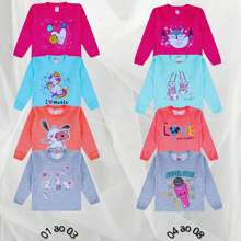 2 Children's Sweatshirts For GIRLS - Nhiều màu - Xem 3