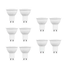 4pcs/10pcs GU10 LED Bulb Replacement Light Source, AC220-240V, Cool White 6500K Or Warm White 3000K, Suitable For Bedroom, Study, Corridor, Indoor Lighting