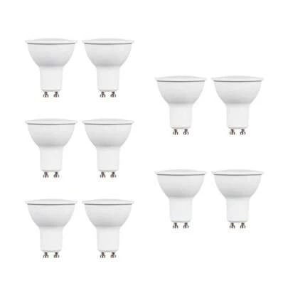 4pcs/10pcs GU10 LED Bulb Replacement Light Source, AC220-240V, Cool White 6500K Or Warm White 3000K, Suitable For Bedroom, Study, Corridor, Indoor Lighting