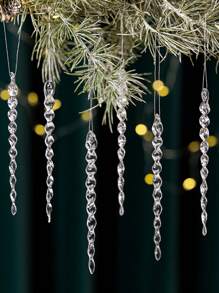 12/6 Mặt dây chuyền trong suốt sáng tạo mô phỏng quầy bar đá Mặt dây chuyền kem Acrylic Treo cây Quà tặng tốt nhất Sinh nhật Trang trí nhà Trang trí Giáng sinh Trang trí phòng Giáng sinh Mùa đông Trang trí Giáng sinh Quà tặng Giáng sinh Trang trí Giáng sinh - Nhiều màu - Xem 4