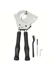 HaroldDol Ratchet Cable  Ratcheting  Heavy Duty Wire  Tool Cut Up To Φ75mm For Copper Aluminum Core Armored Cable (J75) The Best Gift/Present For Family&Friends Happy Christmas - Black and Silver - View 2