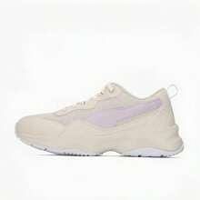 Puma Women Contrast Color Lace-Up Casual Retro Chunky Sneakers - Khaki - View 2