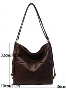 Bolso multiusos para mujer, nuevo bolso grande suave casual y versátil de alta calidad, mochila/bolso de hombro/bolso de mano para ir a trabajar, con múltiples bolsillos, monedero, nuevo bolso hobo