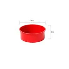 Silicone Smash Cake Pans, Nonstick Round Cake Pans For Layer Cake,Smash Cake And Cheese Cake - Red - View 12