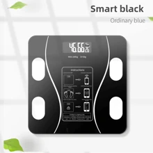 Multi-Function Smart Body Fat And Weight Scale, Bathroom Digital Scale With Tempered Glass Wide Platform, Precise & Safe, Large Digits, Easy-Read Electronic Scale, LCD Display, 390lbs Capacity Bathroom Weight Scale, Connects To Mobile Devices To Receive Real-Time Data, Suitable For Home, Fitness, Outdoor - No Batteries Included - Size: 10.2 Inches * 10.2 Inches - View 11