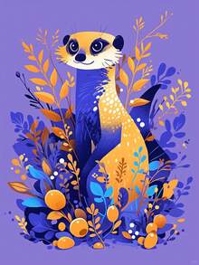 Bộ tranh kim cương 5D sáng tạo hình động vật dễ thương, Bộ tranh khảm kim cương tròn khoan đầy đủ kèm dụng cụ, Quà tặng thủ công thêu kim cương cho người lớn mới bắt đầu, Trang trí tường nhà và trang trí phòng, Quà tặng sinh nhật - Nhiều màu - Xem 9