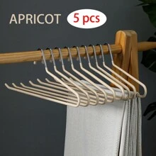 5 cái/1 bộ, Móc treo quần bằng kim loại, Giá treo quần áo chịu lực cho cà vạt, áo hai dây, khăn quàng cổ, Tổ chức lưu trữ gia dụng cho phòng tắm, phòng ngủ, tủ quần áo, tủ quần áo, nhà, đồ trang trí ký túc xá, trang trí lễ hội, trang trí phòng, trang trí nhà, trang trí phòng ngủ, mùa xuân, tối giản, áo mùa hè - Nhiều màu - Xem 15