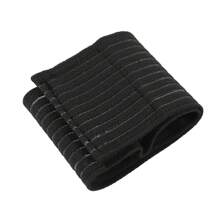 1入黑色舒適壓縮性自粘紮帶,運動護具可調節彈性膝蓋護套 - 黑色 - 查看 14