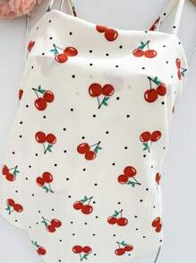 More Top Cmi Imesso Of Bnna Baha Scarf - Red and White - View 2