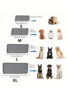 自加热宠物垫，冬季狗猫保暖垫，室内外宠物床隔热垫 - 彩色 - 查看 3