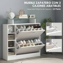 Shoe Cabinets - Weiss - Übersicht 4