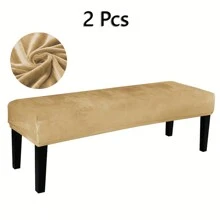 Pokrowiec na ławkę z futra lisa srebrnego, prostokątny elastyczny pokrowiec na pufę kwadratowy pokrowiec na podnóżek prostokątny zmywalny pokrowiec na podnóżek gruby ochraniacz do przechowywania z elastycznym spodem, elastyczny pokrowiec na ławkę do jadalni