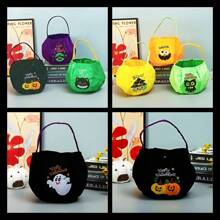 1 件万圣节南瓜袋讨糖袋，恐怖派对节日气氛装扮装饰糖果袋，恐怖南瓜桶，万圣节装饰，万圣节用品，万圣节派对万圣节万圣节装饰万圣节装饰品万圣节家居万圣节派对万圣节袋万圣节派对