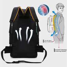 Hiking Backpack For Men 70L Large Capacity Camping Backpack Multi-Pocket Mountaineering Rucksack Assault Pack For Climbing - Blue - View 3