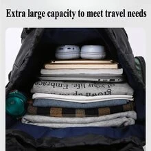 Hiking Backpack For Men 70L Large Capacity Camping Backpack Multi-Pocket Mountaineering Rucksack Assault Pack For Climbing - Blue - View 5