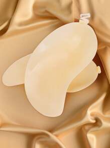 Women's Strapless Sticky Bra Backless Self Adhesive Invisible Bras Ultra Thin Lightweight Silicone Strong Stickiness Push UP Bras For Wedding Backless Wireless Evening Dresses - 皮膚色 - 查看 2