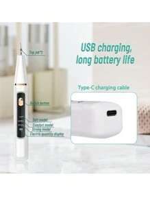 Eliminador ultrasónico de sarro dental, eliminador eléctrico de cálculo dental, removedor de manchas de placa, limpiador de dientes para el hogar