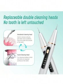 Eliminador ultrasónico de sarro dental, eliminador eléctrico de cálculo dental, removedor de manchas de placa, limpiador de dientes para el hogar