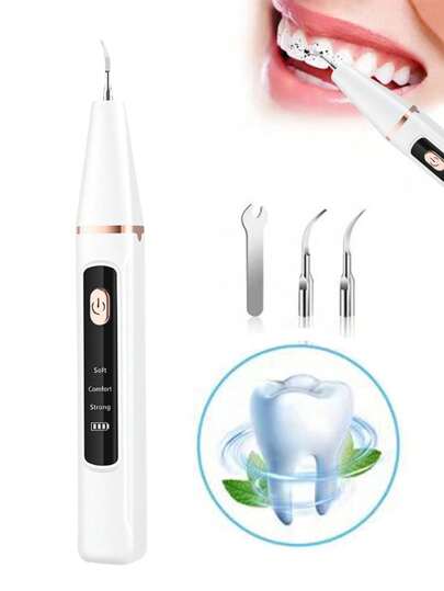 Detartrant cu ultrasunete Dispozitiv de îndepărtare a tartrului dentar Dispozitiv electric de îndepărtare a calculului dentar pentru îndepărtarea petelor de placă Dispozitiv de curățare a dinților de uz casnic