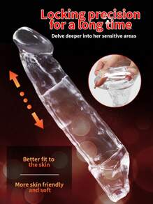 Un juguete sexual masculino transparente tipo funda de pene, un producto sexual y SM, una cubierta de pene transparente con partículas suaves, una funda de gallo de silicona con una vaina extendida, un anillo de pene con un dilatador esférico, reutilizable, funda de pene realista, juguete sexual para adultos, para pareja, estimulando la vagina femenina para mejorar el placer sexual, una funda de pene de 6 cm de largo para hombres, un juguete sexual para parejas