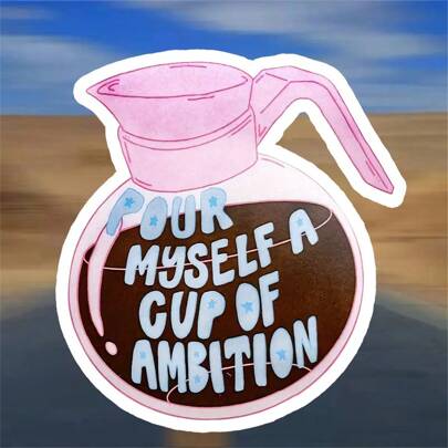 1 件，有趣的 3 英寸可移除户外防水乙烯基创意礼品贴纸适用于笔记本电脑、平板电脑、手机壳、日记本、计划本、马克杯