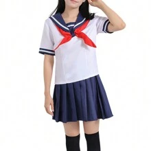 现货 角色扮演服装 Yandere-Chan Aishi Ayano JK 制服 校园风 - 白色 - 查看 6