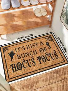 1 tấm thảm chùi chân, thảm chùi chân trong nhà chống trượt phong cách Halloween, thảm chùi chân ngoài trời cho phòng khách, phòng ngủ, phòng tắm, trang trí nhà bếp - Nhiều màu - Xem 10