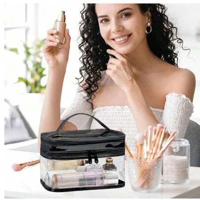 Bolsa de maquiagem resistente à água para mulheres e meninas