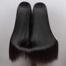 200% 4x4 Human Hair Wig Long Straight Wig 4x4 Lace Front Human Hair Wig For Women Pre Plucked Natural Hairline With Baby Hair