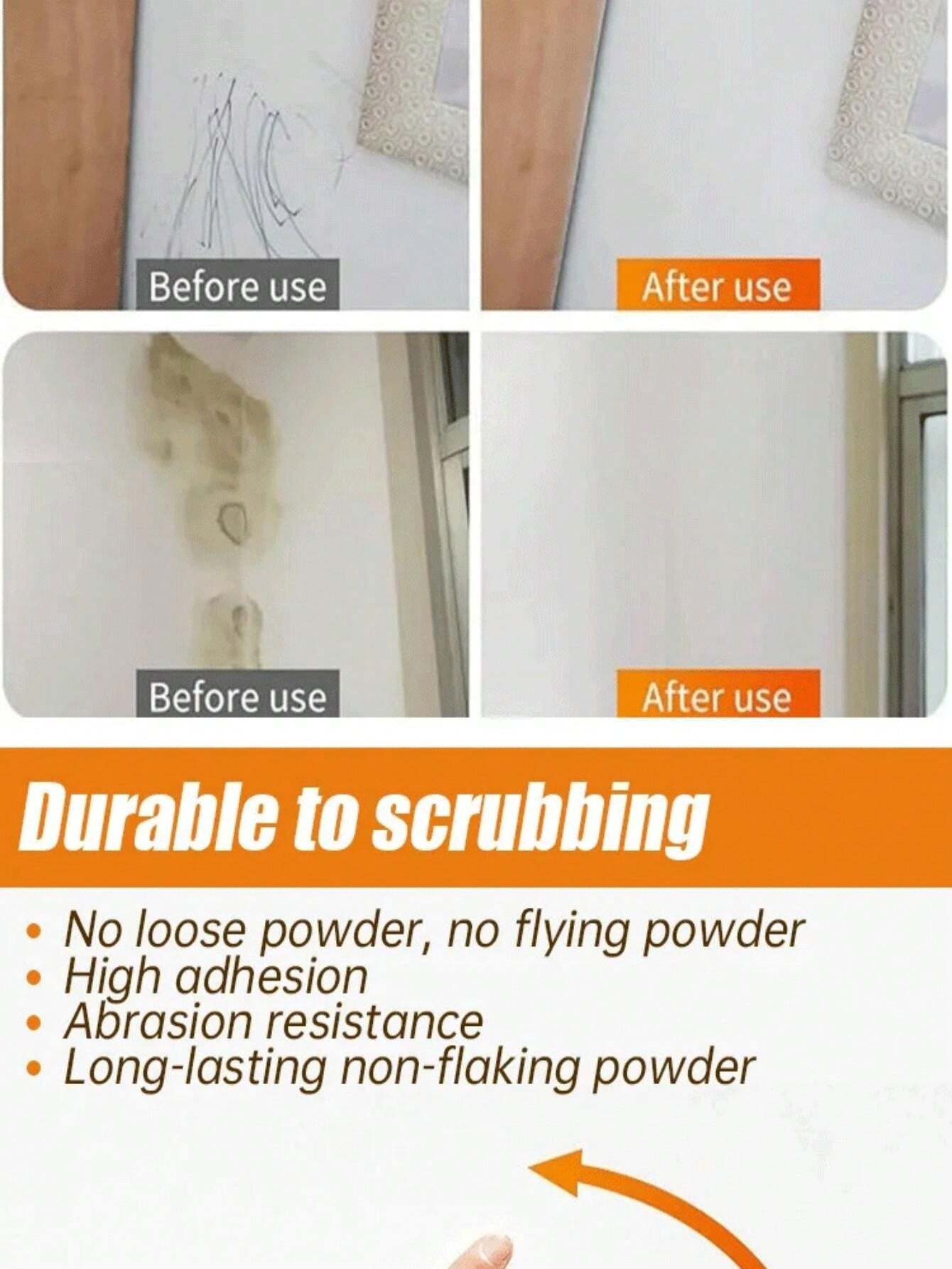 500g Wall Patch Repair Paint, Odorless WaterBased Latex Paint For Wall