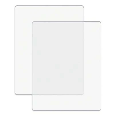 DONQE 2 件/1 对标准切割垫，适用于模切机；透明聚碳酸酯塑料切割板，切割垫模切板 8 3/4 英寸 X 6 1/8 英寸 X 1/8 英寸（22.5 X 15.5 X 0.3 厘米）