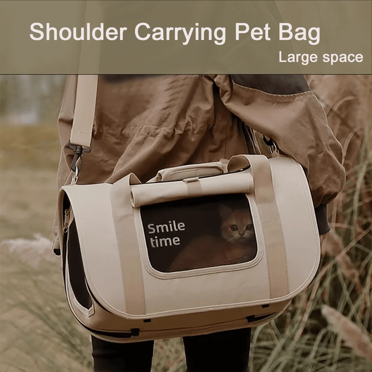 Cat, Dog Carrier For Small Medium Cats Puppies Up To 22 Lbs, TSA