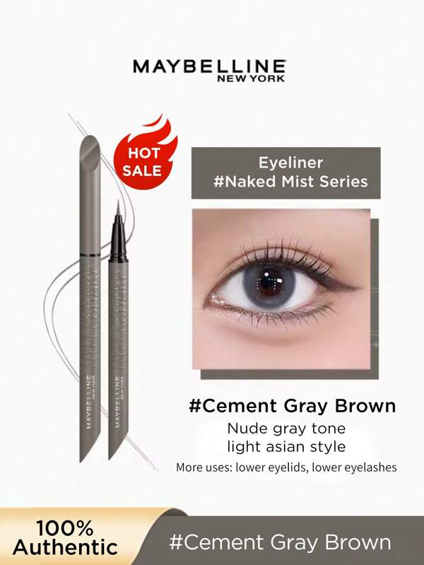 Maybelline Maybelline Waterproof Liquid Eyeliner Pen, Ultra-Fine 0.4g