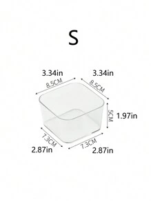 6 件抽屉/桌面化妆品收纳盒，透明梳妆台收纳盒，防掉落多隔层珠宝和小物件收纳，精致收纳盒房间装饰家居装饰秋季装饰卧室装饰