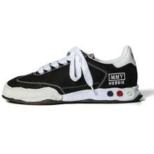 Maison Mihara Yasuhiro Herbie Sole Canvas Low Top Sneakers Black - 黑色 - 查看 3