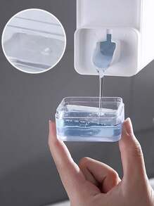 1pc Laundry Detergent Dispenser With Measuring Cup, Reusable Laundry Detergent Storage Container, Leakproof Laundry Detergent Bottle, Refill Container For Detergent Storage, Liquid Container Home Bathroom Decor Fall Decor Back To School - Multicolor - View 4