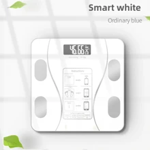 Multi-Function Smart Body Fat And Weight Scale, Bathroom Digital Scale With Tempered Glass Wide Platform, Precise & Safe, Large Digits, Easy-Read Electronic Scale, LCD Display, 390lbs Capacity Bathroom Weight Scale, Connects To Mobile Devices To Receive Real-Time Data, Suitable For Home, Fitness, Outdoor - No Batteries Included - Size: 10.2 Inches * 10.2 Inches - View 4