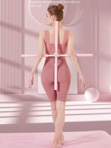 1pc Yoga Stick For Back And Shoulder, Model Cross Stand Yoga Stick For Body Training, Suitable For Various Scenarios - Multicolor - View 1